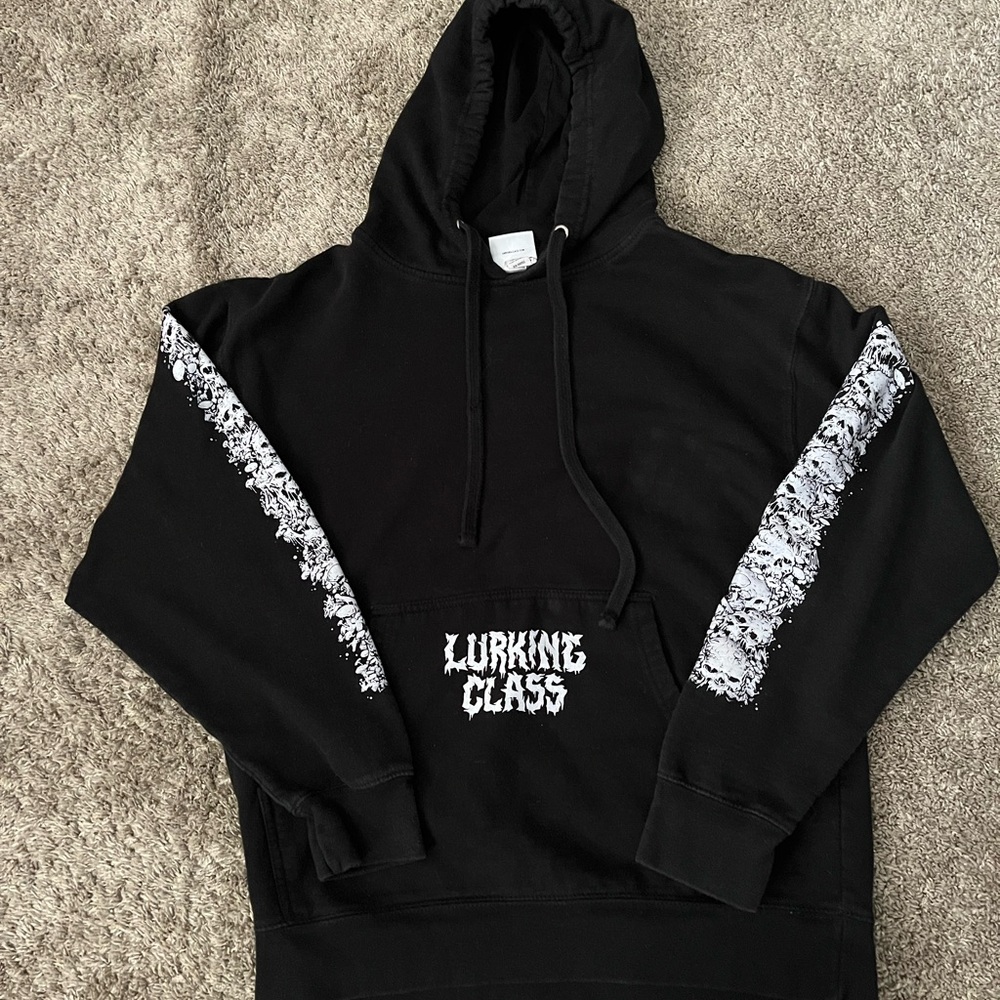 Lurking Class Weekend Warriors Black Hoodie Pull-up Women Size M